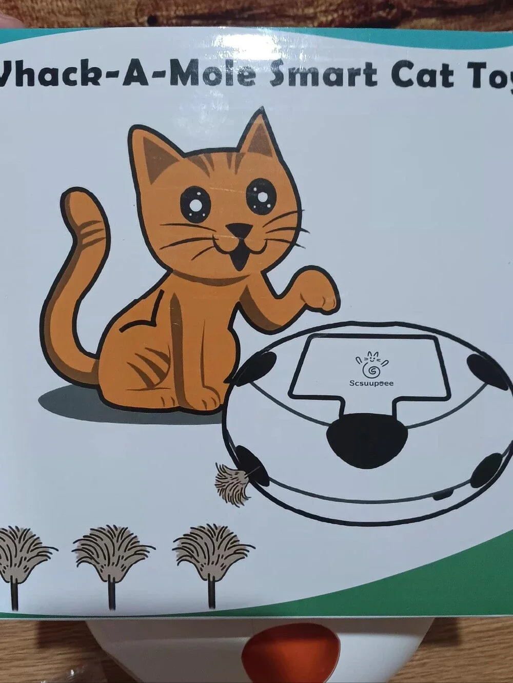 Scsuupöee Whack-A-Mole Smart Cat Toy